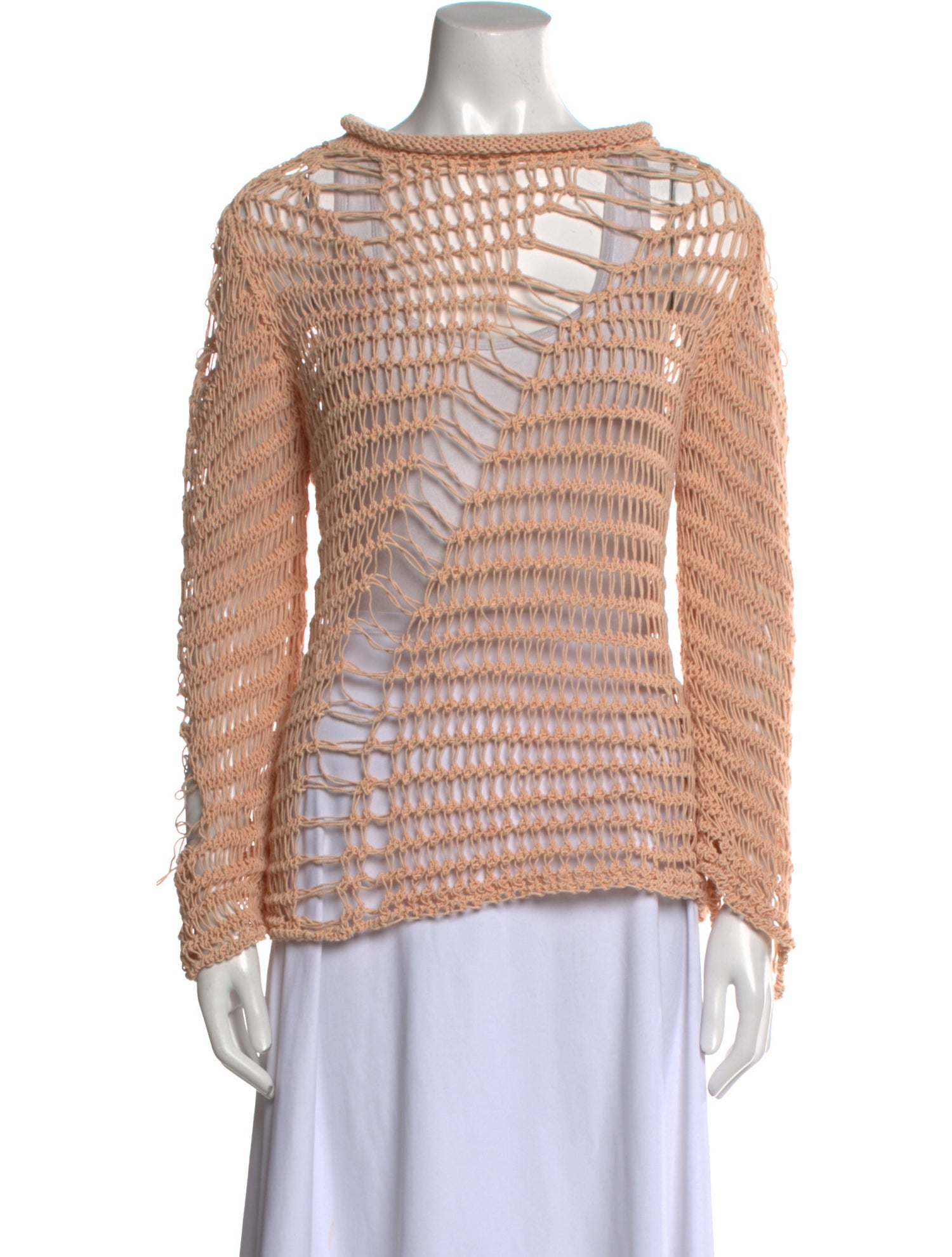 Maison Margiela Striped Bateau Neckline Sweater