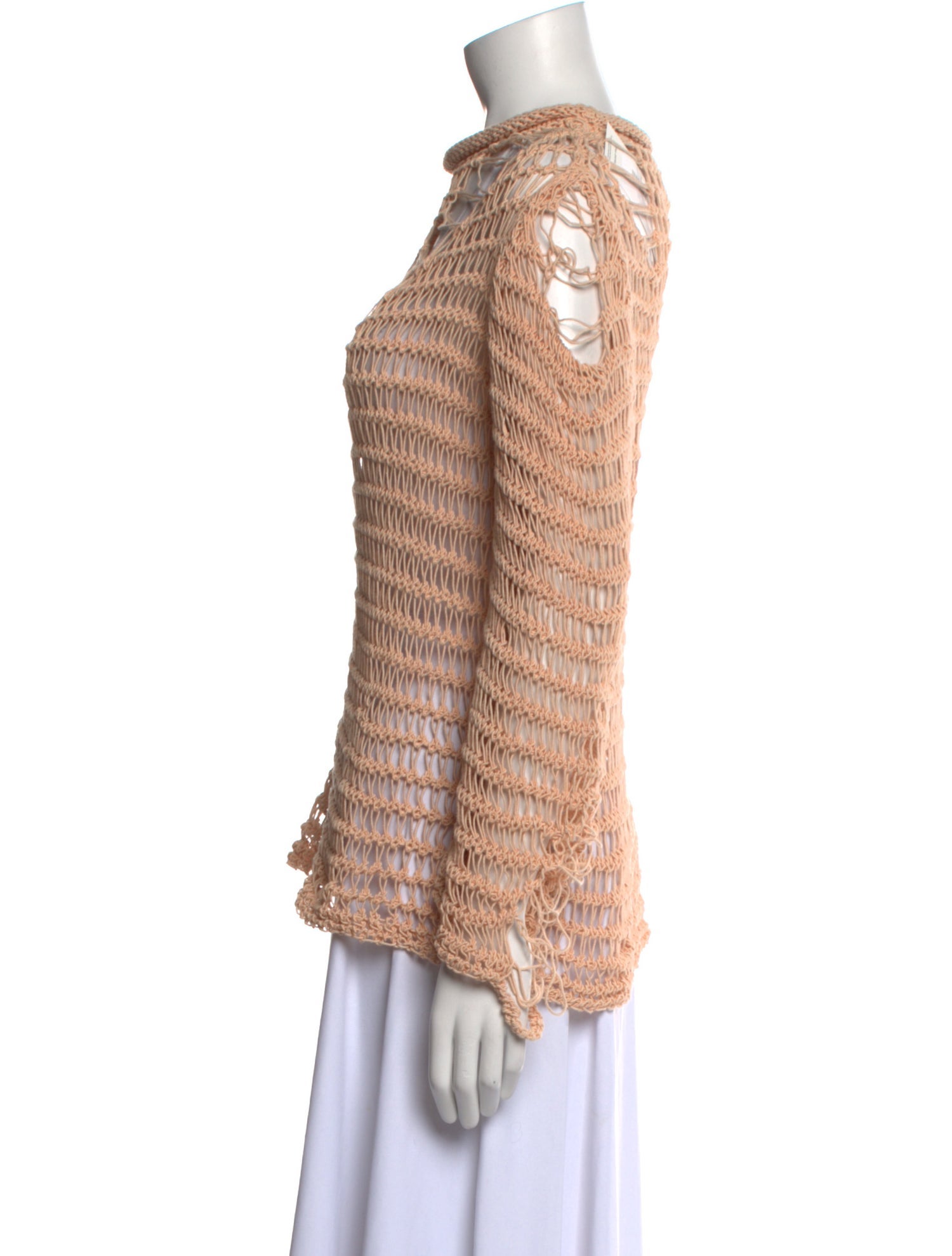 Maison Margiela Striped Bateau Neckline Sweater