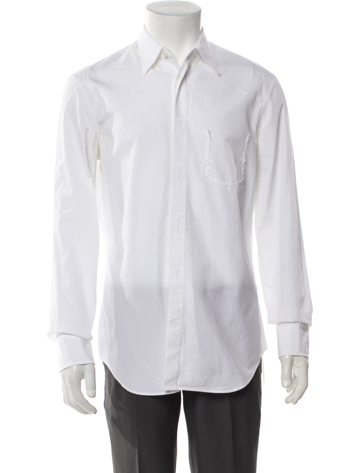 Maison Margiela 2010's Long Sleeve Dress Shirt