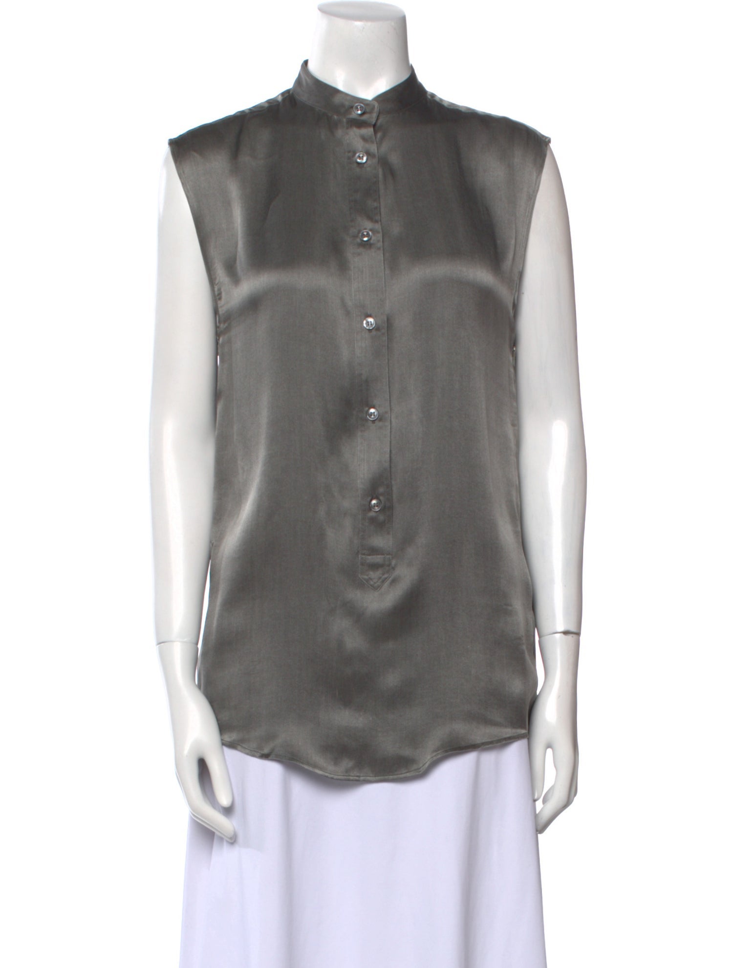 Maison Margiela 2012 Silk Button-Up Top
