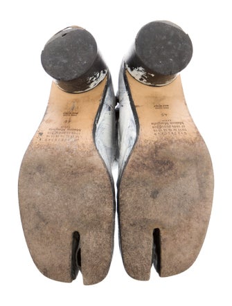 Maison Margiela Leather Tie-Dye Print Boots