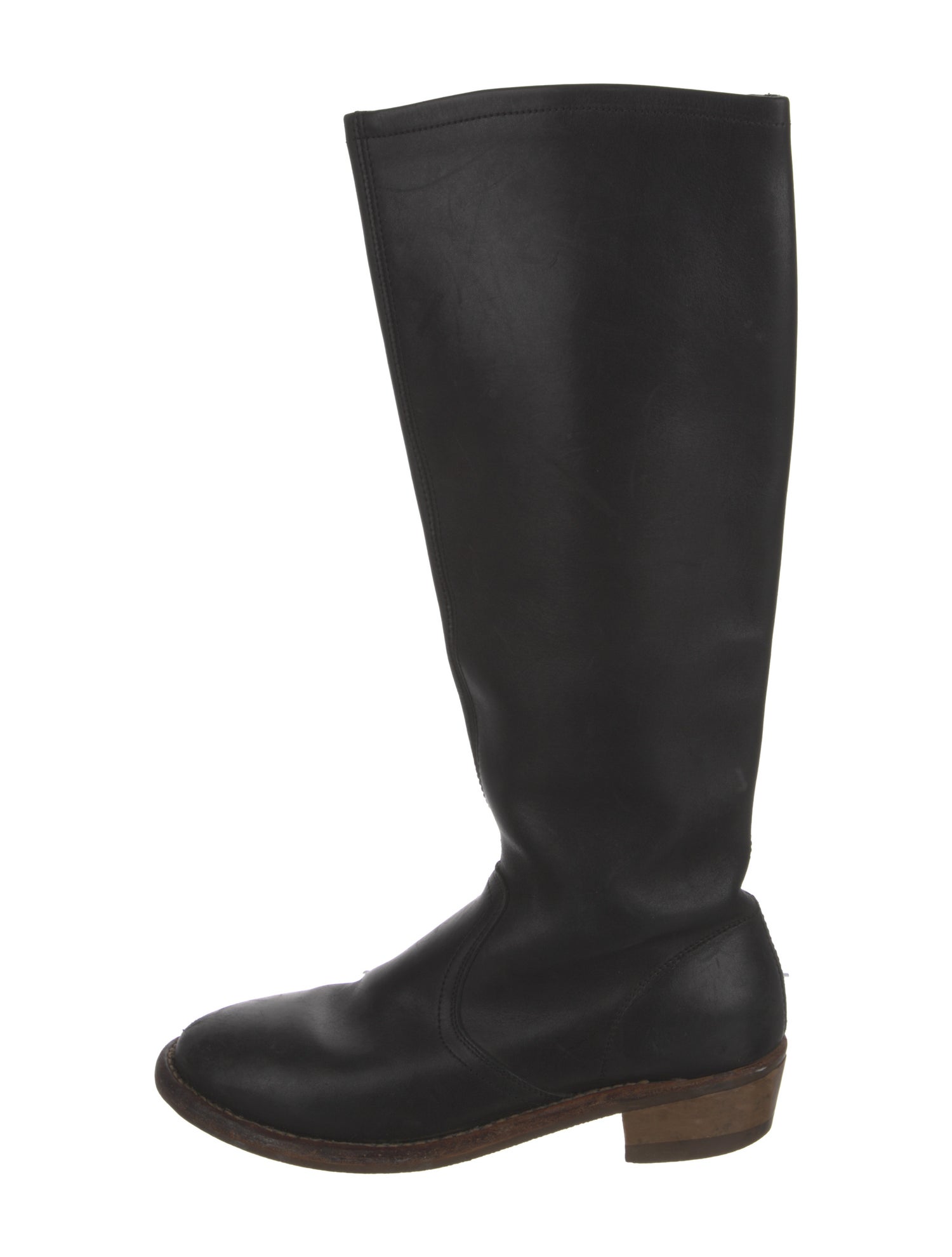Maison Margiela Leather Riding Boots