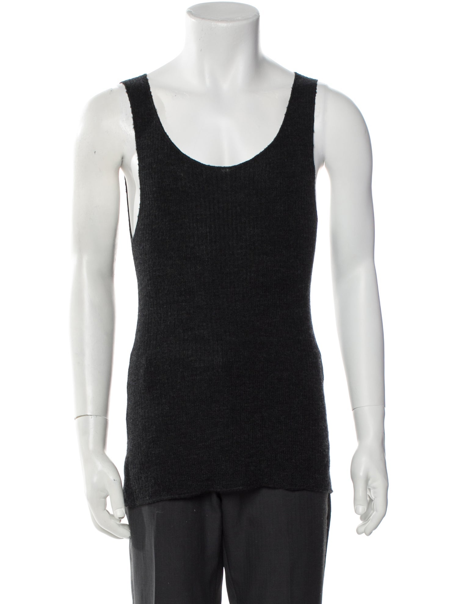 Maison Margiela Scoop Neck Sleeveless Tank