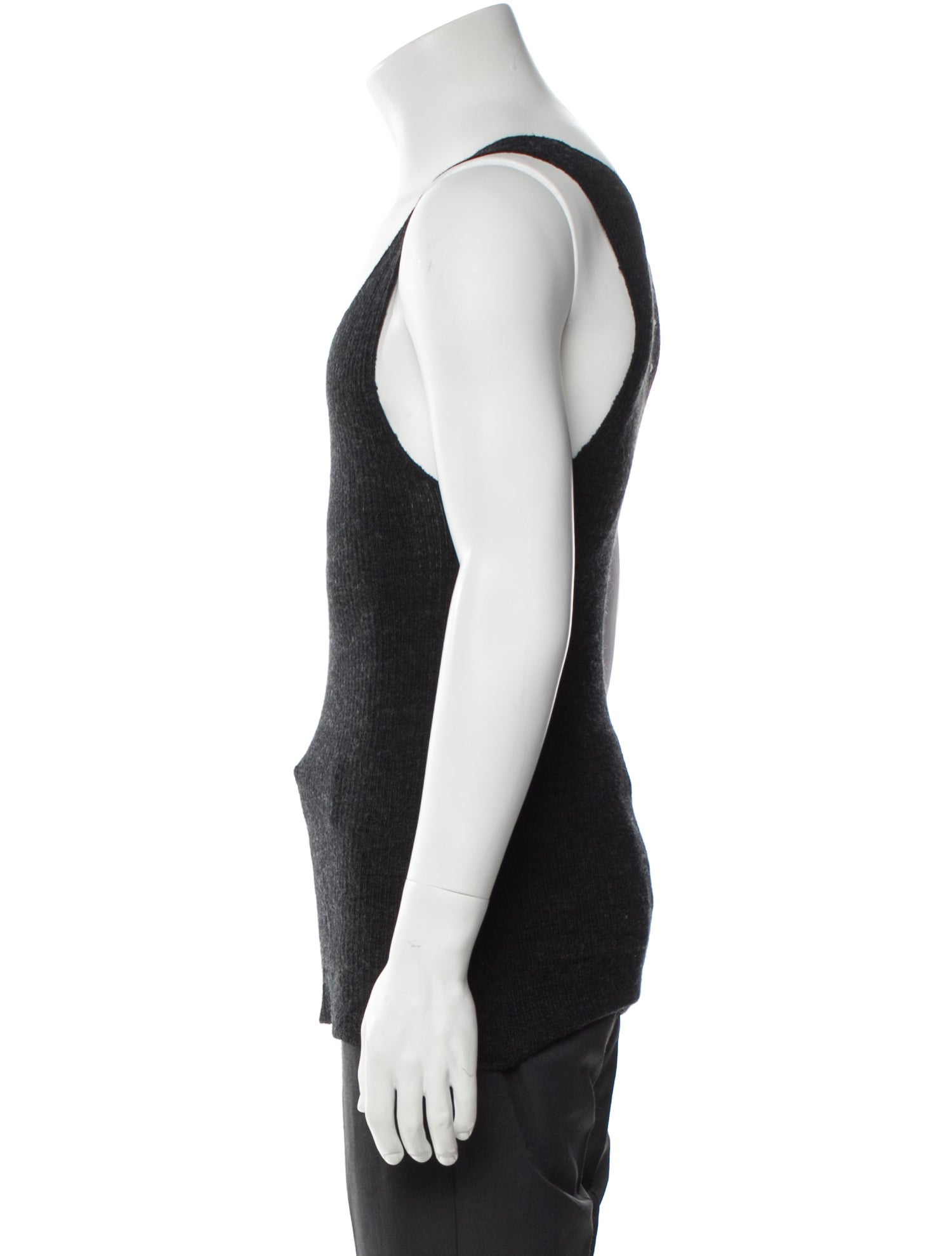 Maison Margiela Scoop Neck Sleeveless Tank