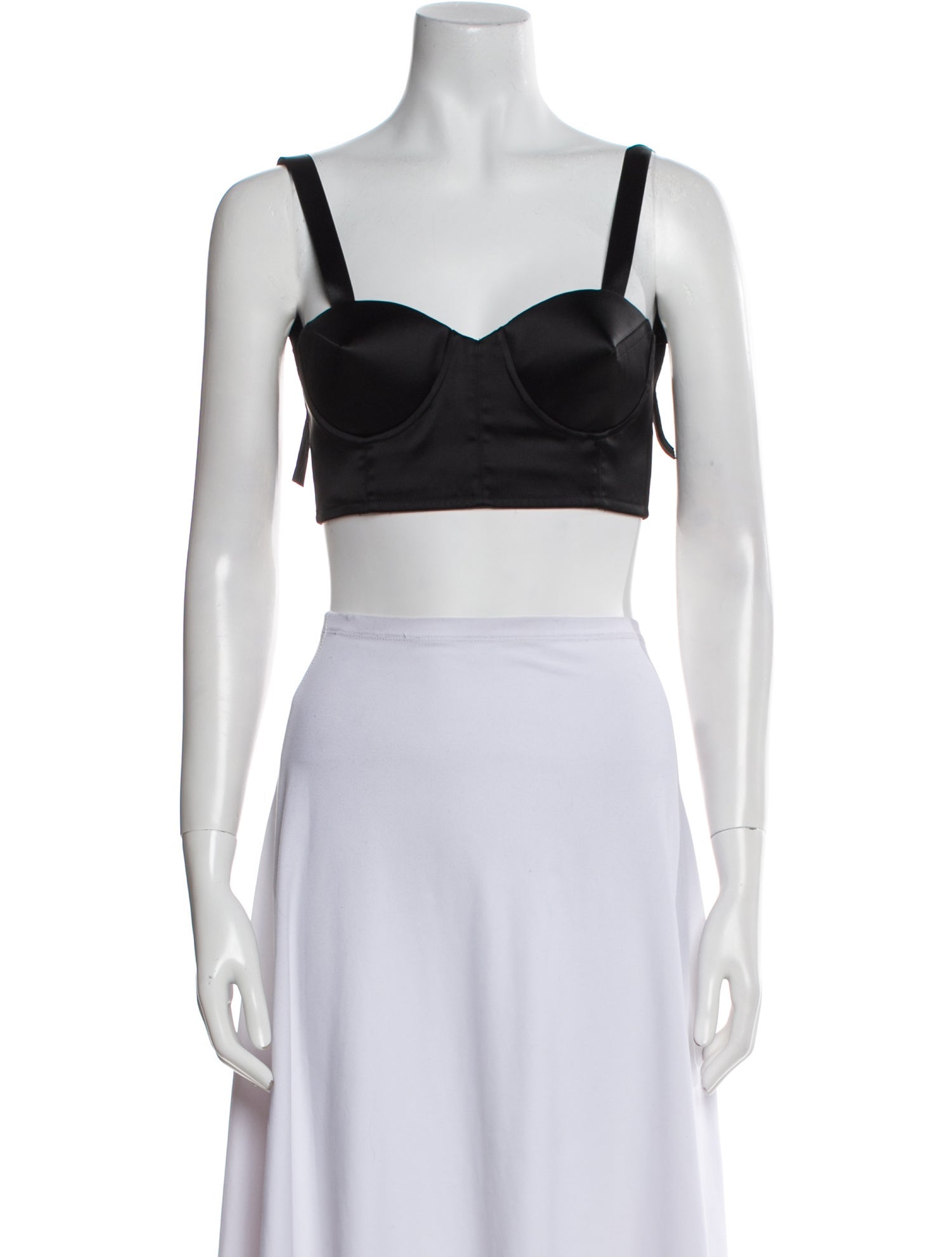 Maison Margiela 2023 Square Neckline Crop Top
