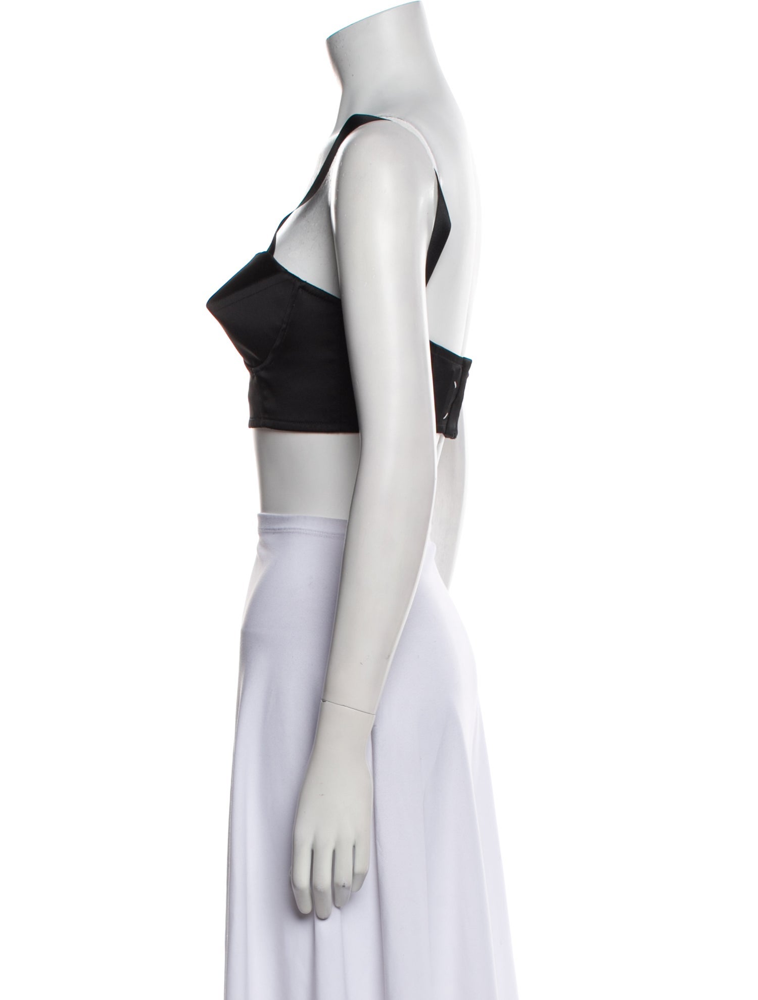 Maison Margiela 2023 Square Neckline Crop Top