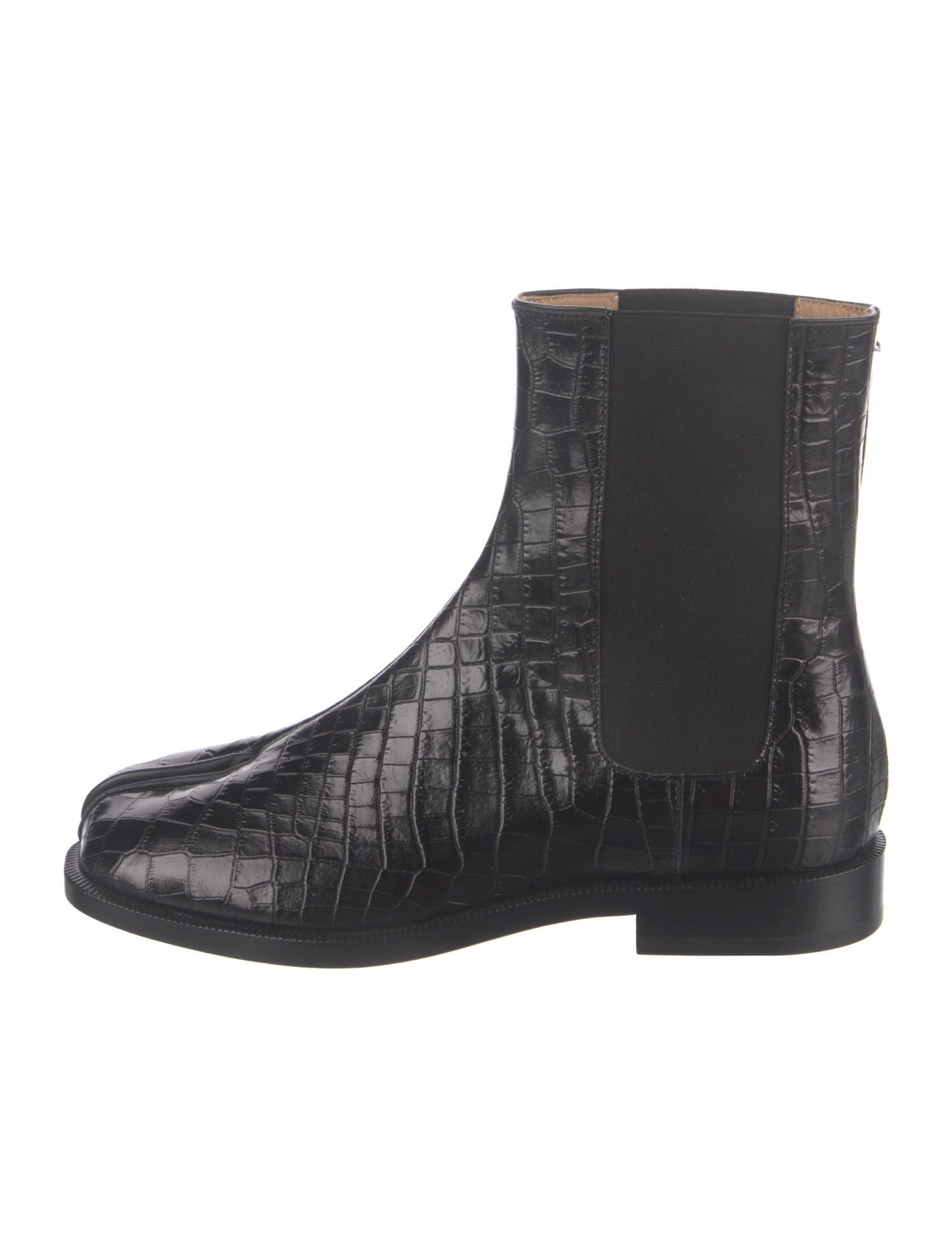 Maison Margiela Patent Leather Chelsea Boots