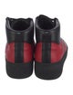 Maison Margiela Leather Colorblock Pattern Sneakers
