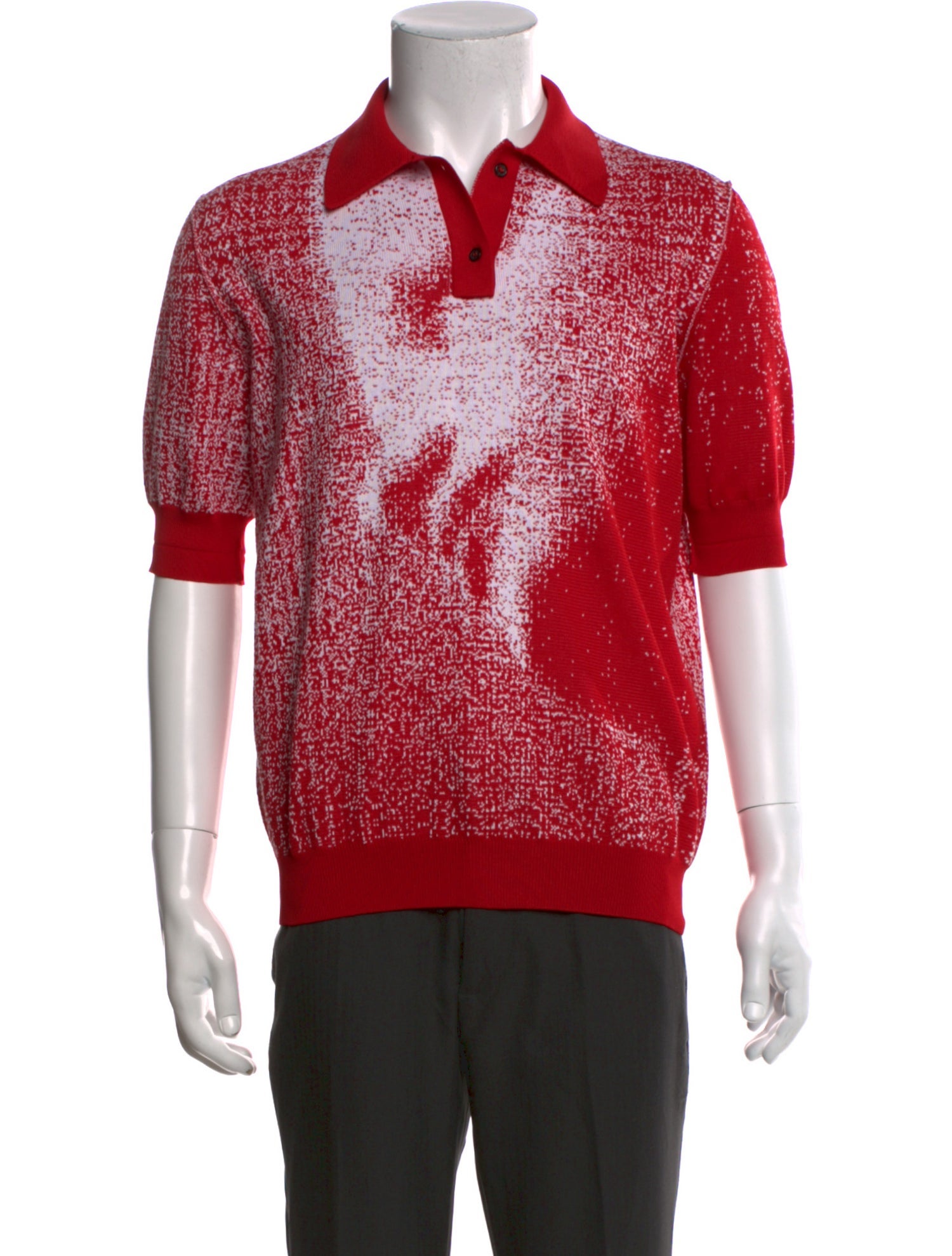 Maison Margiela 2017 Printed Polo Sweater