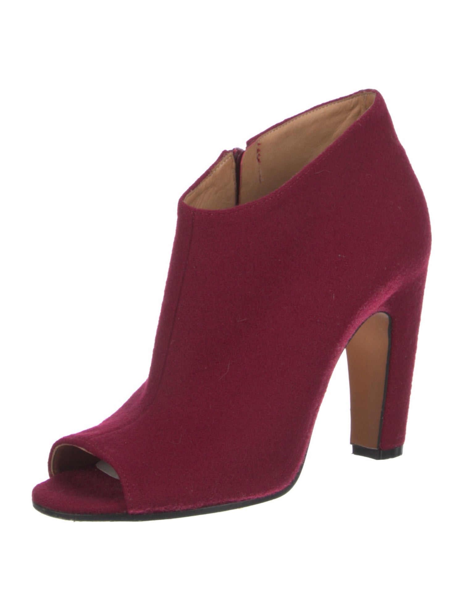 Maison Margiela Wool Leather Trim Embellishment Boots