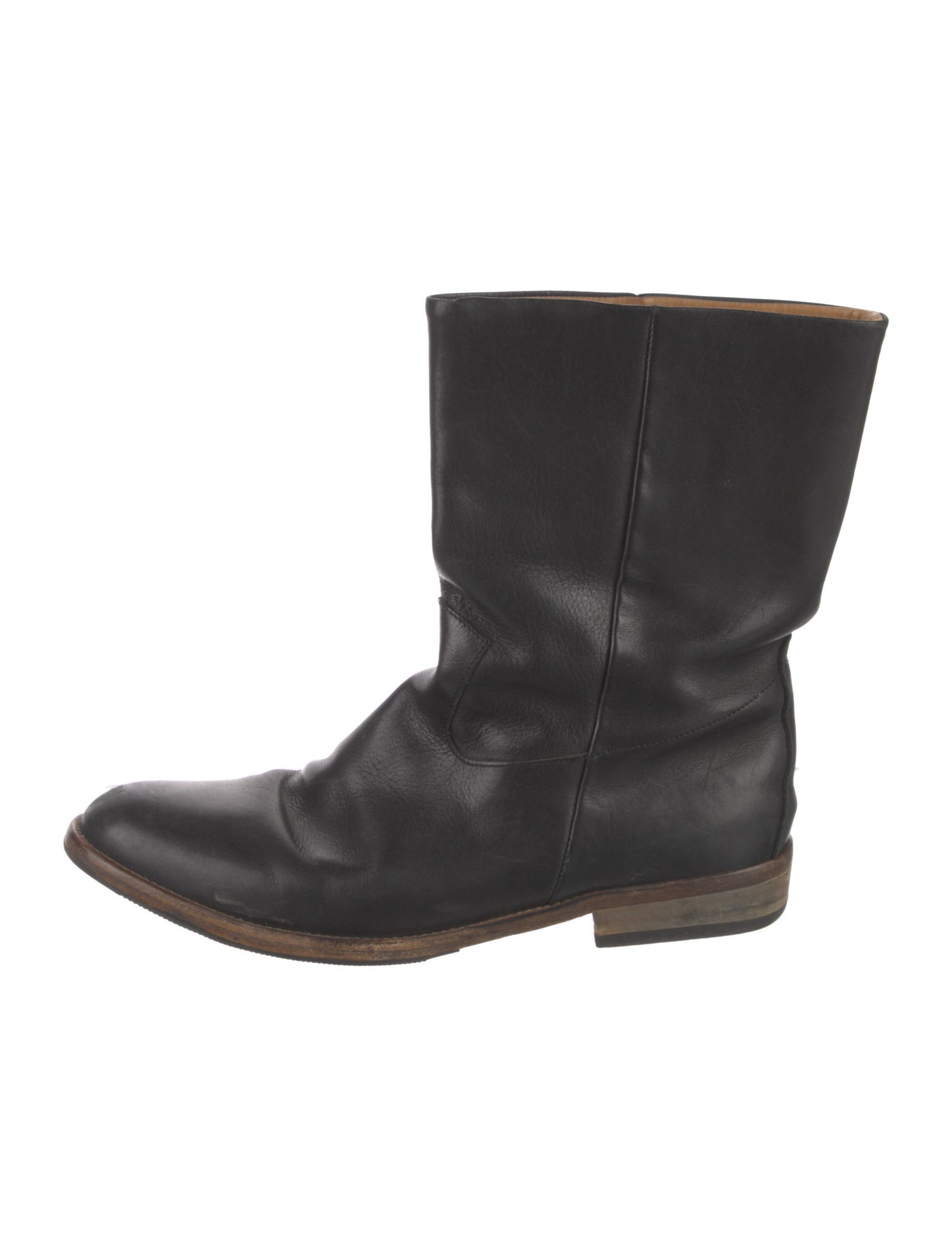 Maison Margiela Leather Slouch Boots