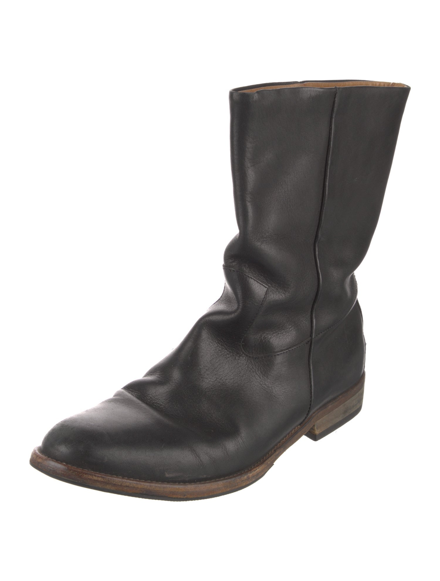 Maison Margiela Leather Slouch Boots