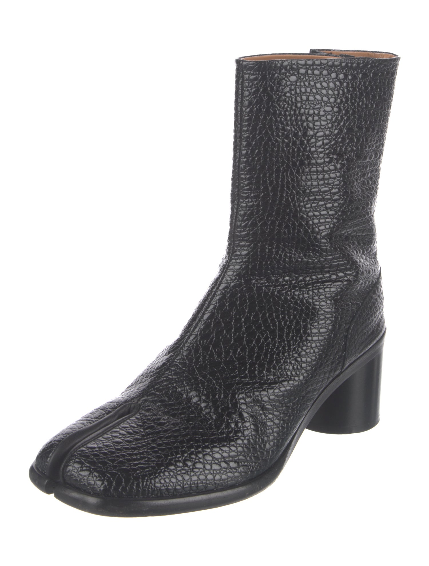 Maison Margiela Embossed Leather Boots