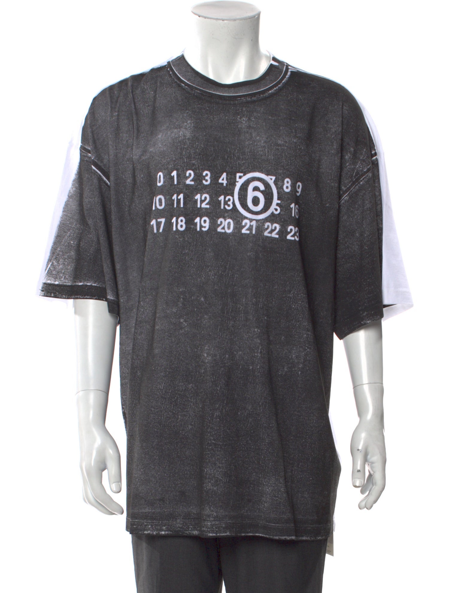 MM6 Maison Margiela Graphic Print Crew Neck T-Shirt
