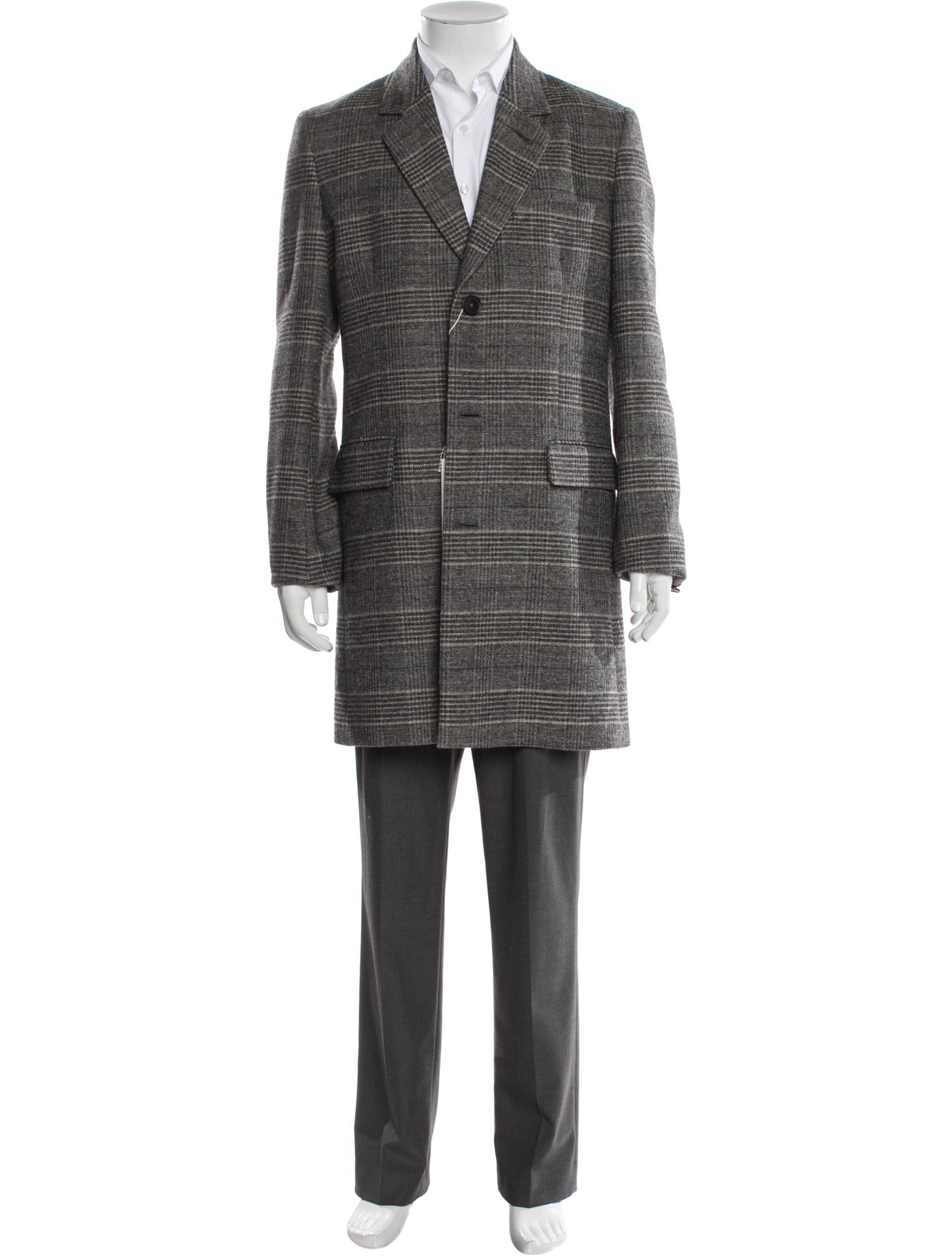 Maison Margiela 2014 Houndstooth Print Overcoat w/ Tags