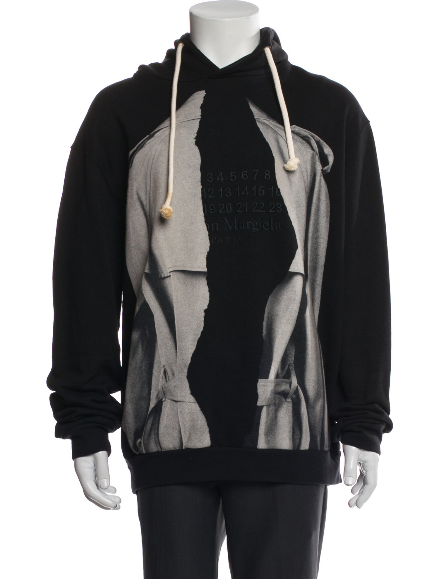 Maison Margiela 2019 Colorblock Pattern Hoodie