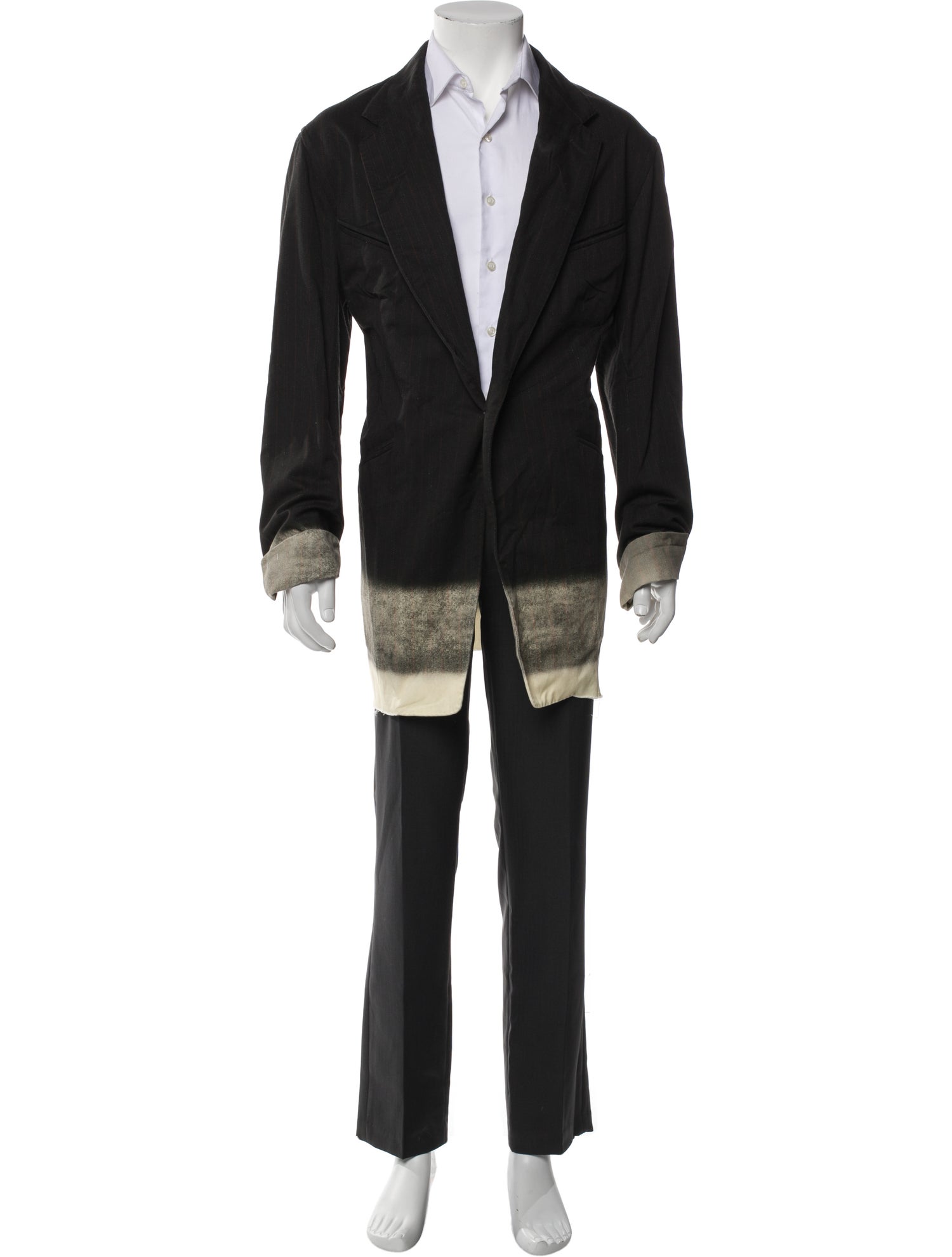 Maison Margiela 2024 Raw-Edge Trim Blazer