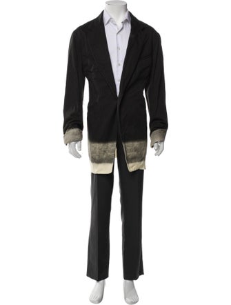 Maison Margiela 2024 Raw-Edge Trim Blazer