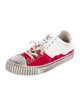 Maison Margiela Canvas Colorblock Pattern Sneakers