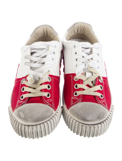 Maison Margiela Canvas Colorblock Pattern Sneakers