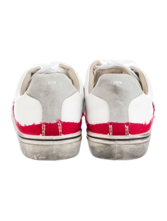 Maison Margiela Canvas Colorblock Pattern Sneakers