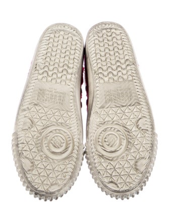 Maison Margiela Canvas Colorblock Pattern Sneakers