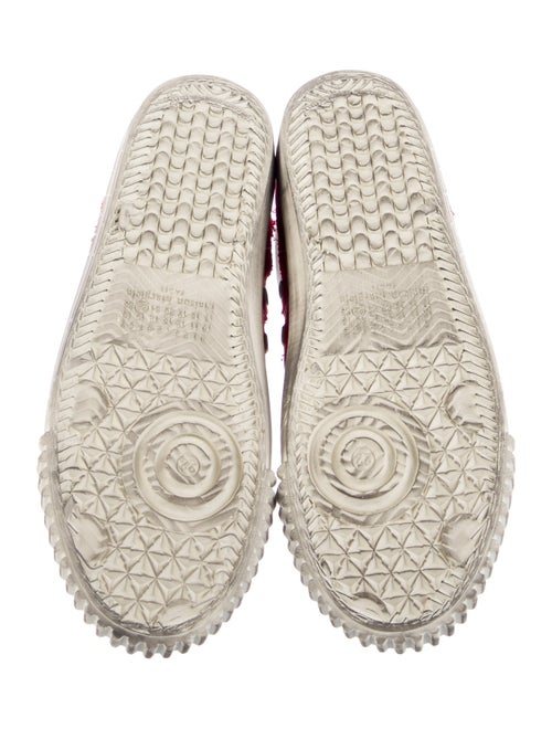 Maison Margiela Canvas Colorblock Pattern Sneakers