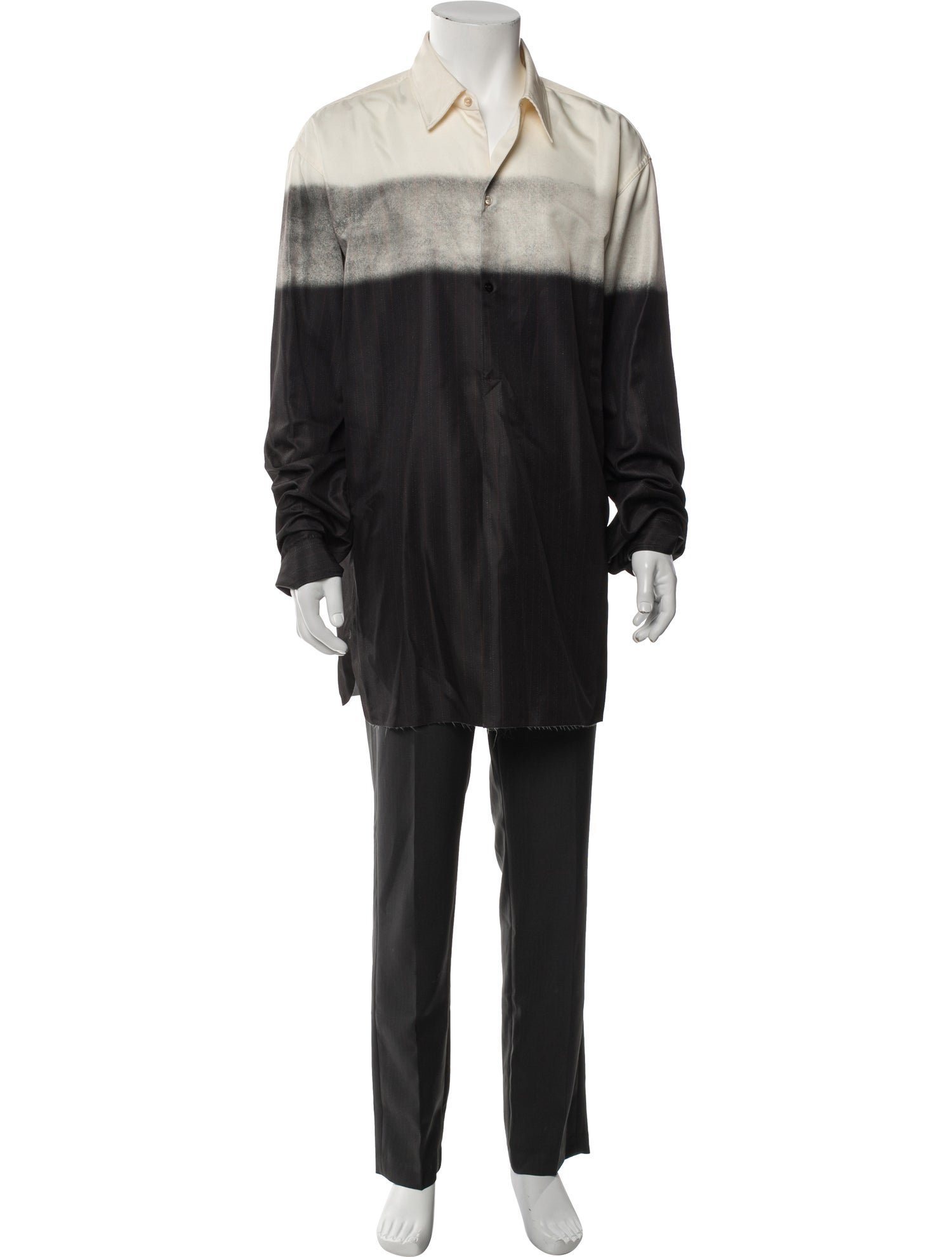 Maison Margiela 2024 Colorblock Pattern Shirt
