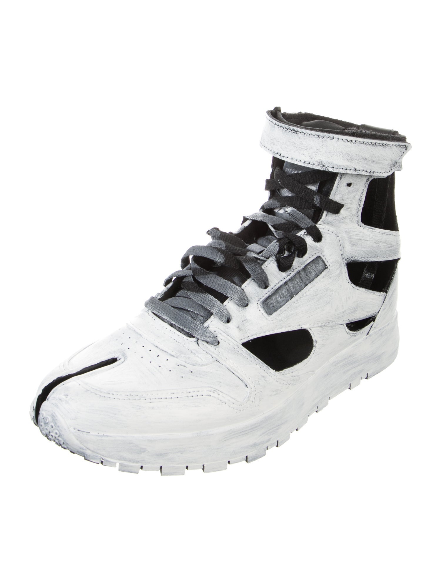 Maison Margiela x Reebok Leather Printed Sneakers