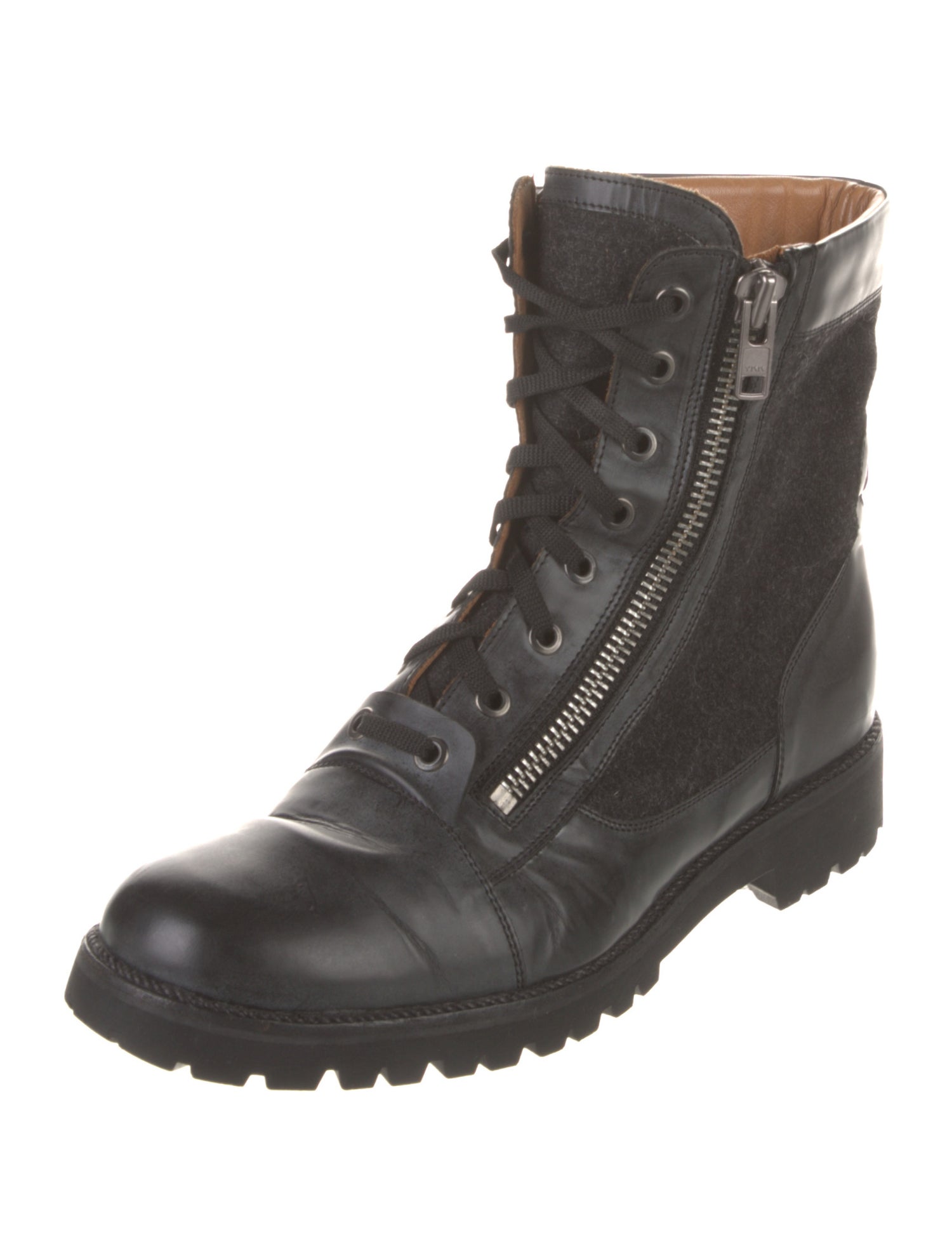 Maison Margiela Leather Combat Boots
