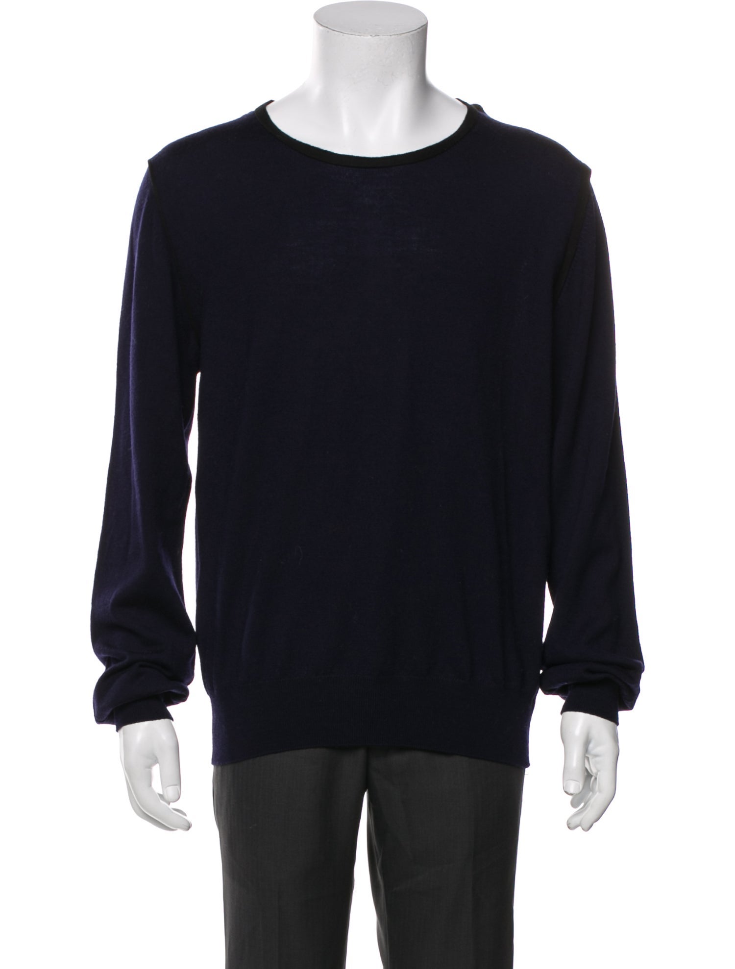 Maison Margiela Scoop Neck Long Sleeve Pullover