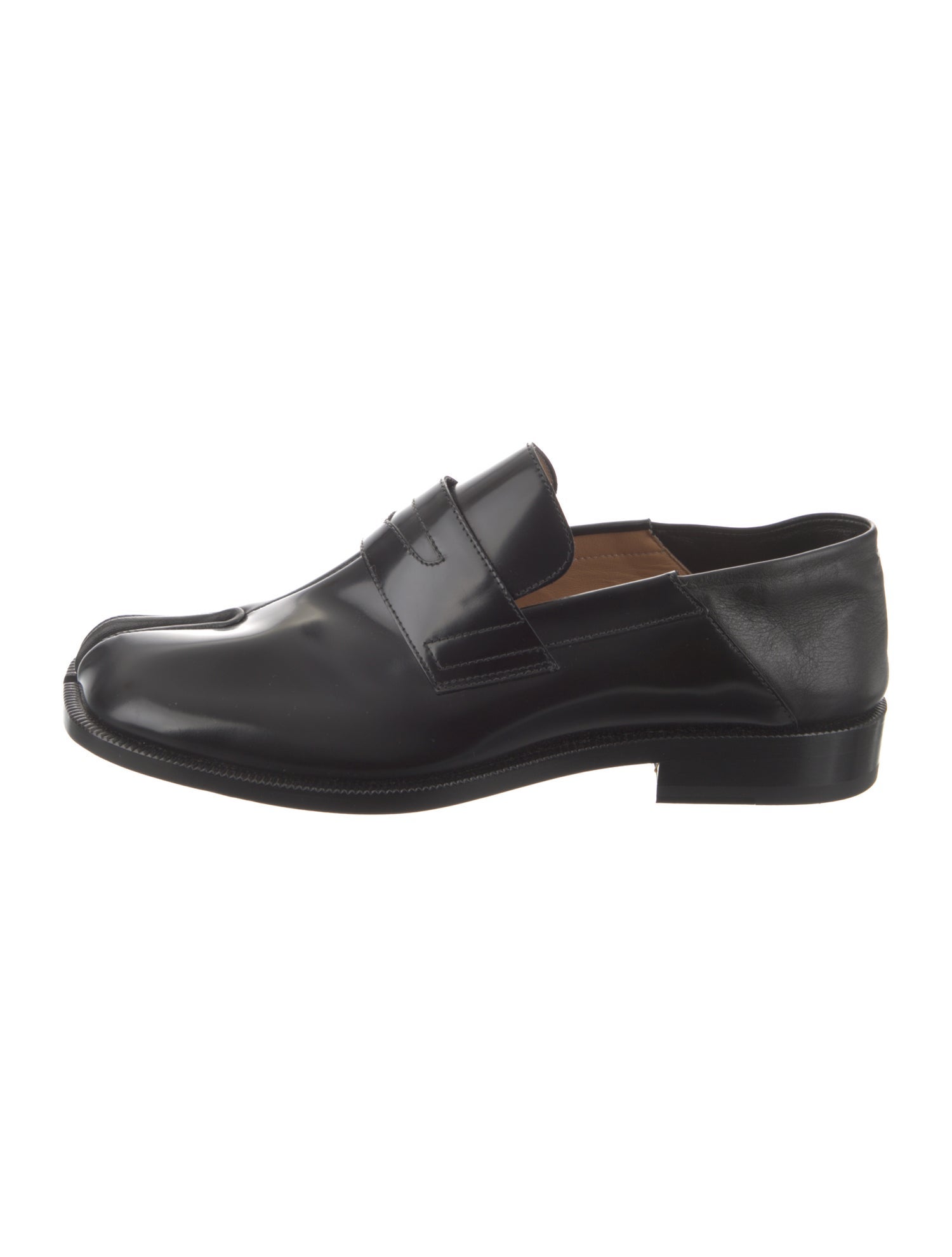 Maison Margiela Leather Tassel Accents Loafers