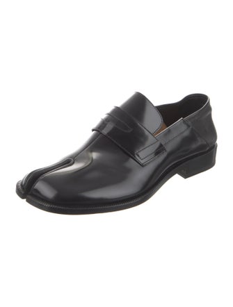 Maison Margiela Leather Tassel Accents Loafers