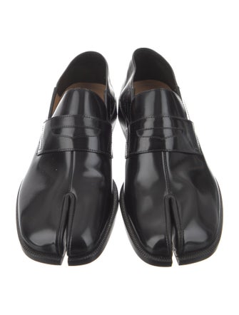 Maison Margiela Leather Tassel Accents Loafers