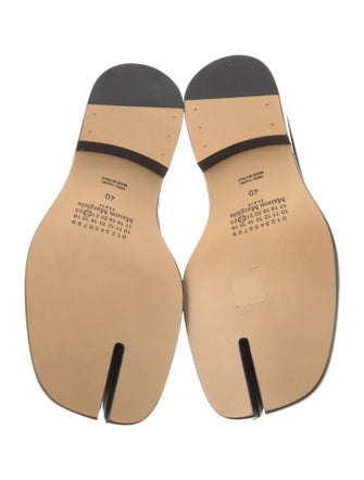 Maison Margiela Leather Tassel Accents Loafers