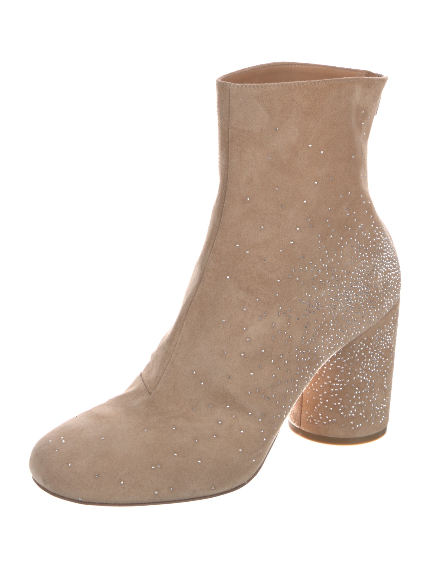 Maison Margiela Suede Studded Accents Boots