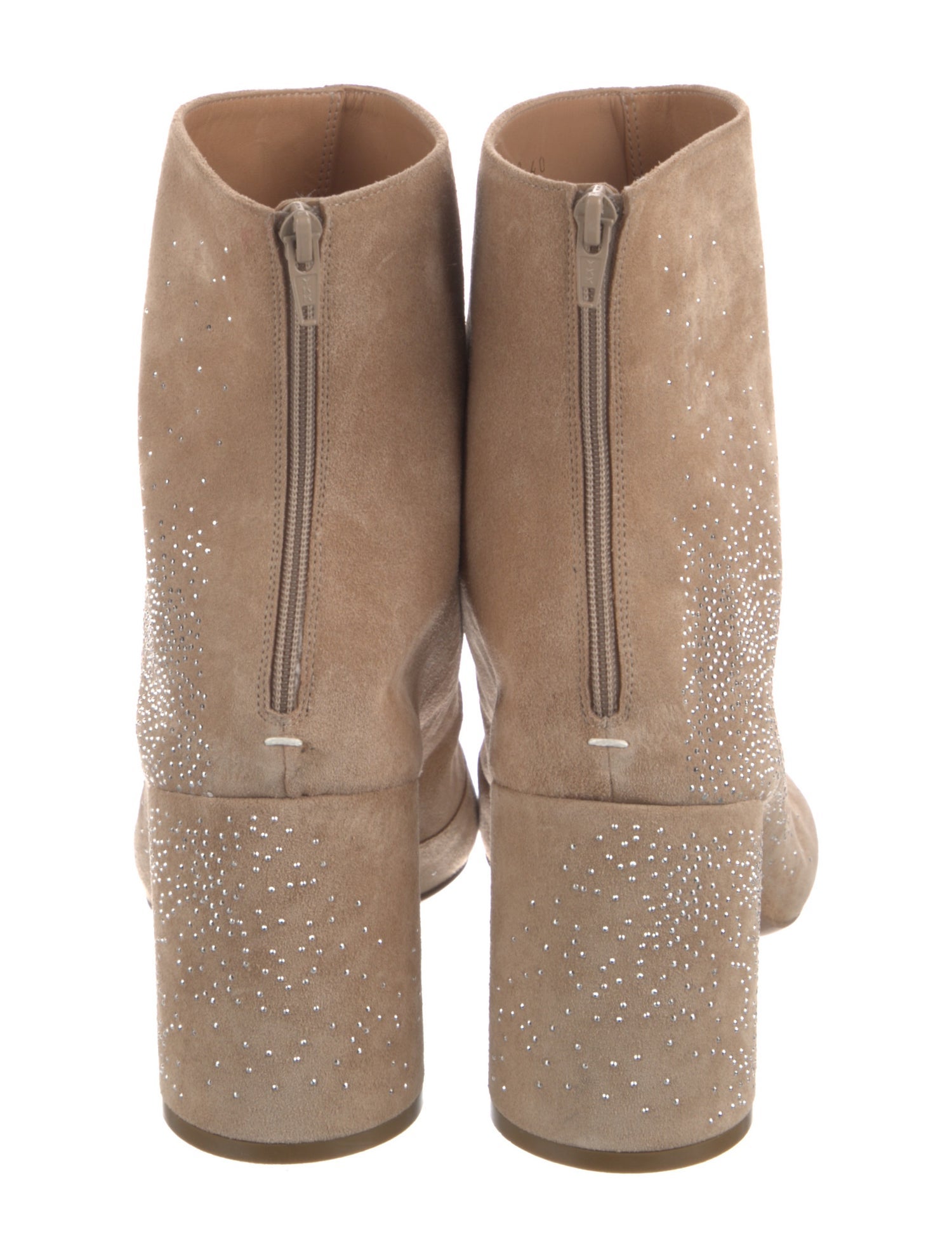 Maison Margiela Suede Studded Accents Boots