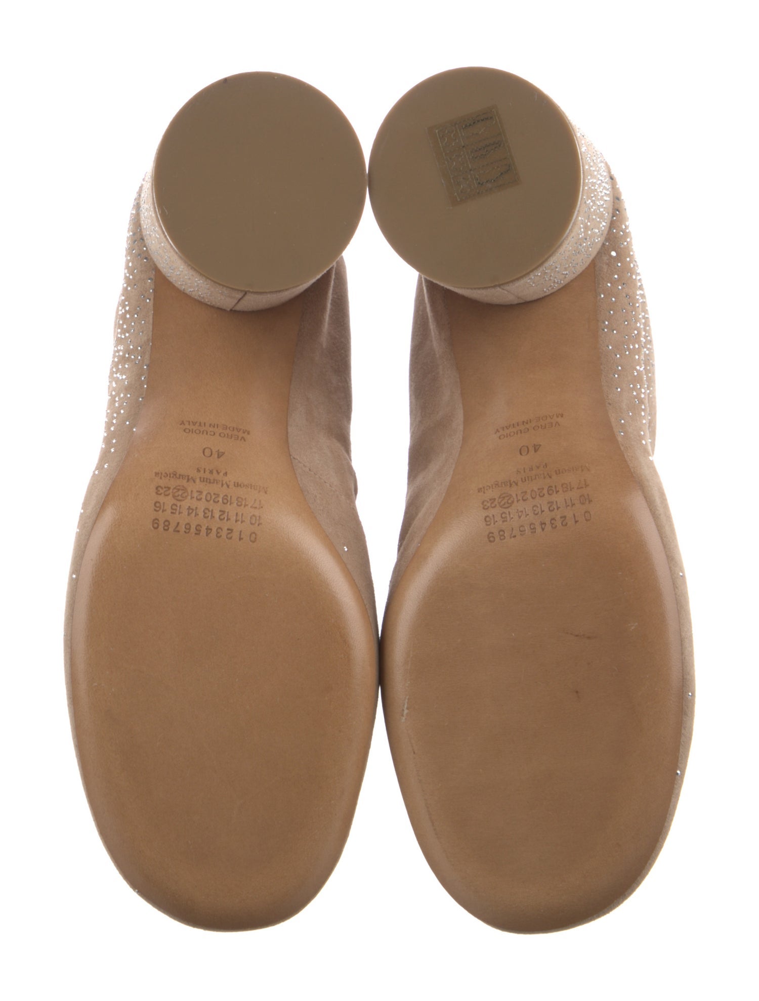 Maison Margiela Suede Studded Accents Boots