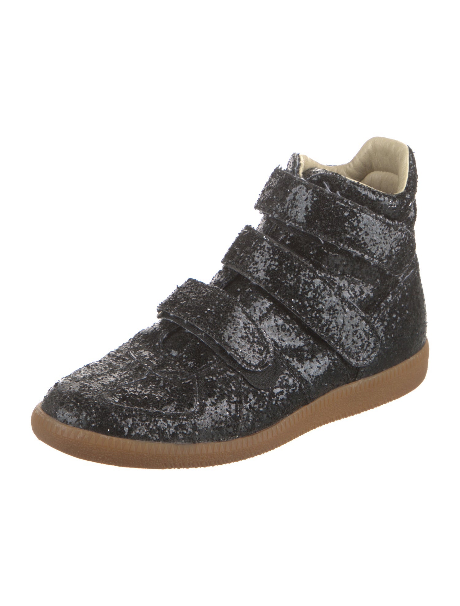Maison Margiela Glitter Glitter Accents Wedge Sneakers