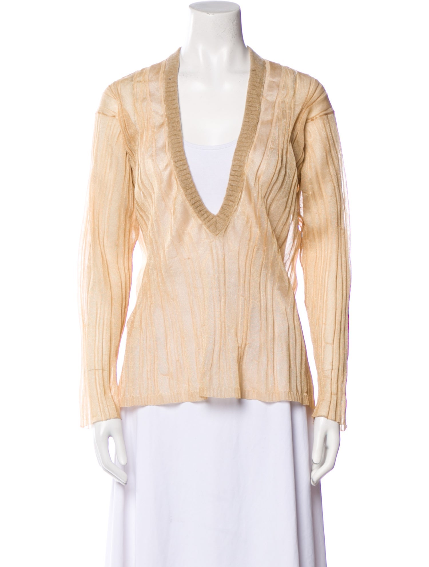 Maison Margiela 2010's V-Neck Sweater