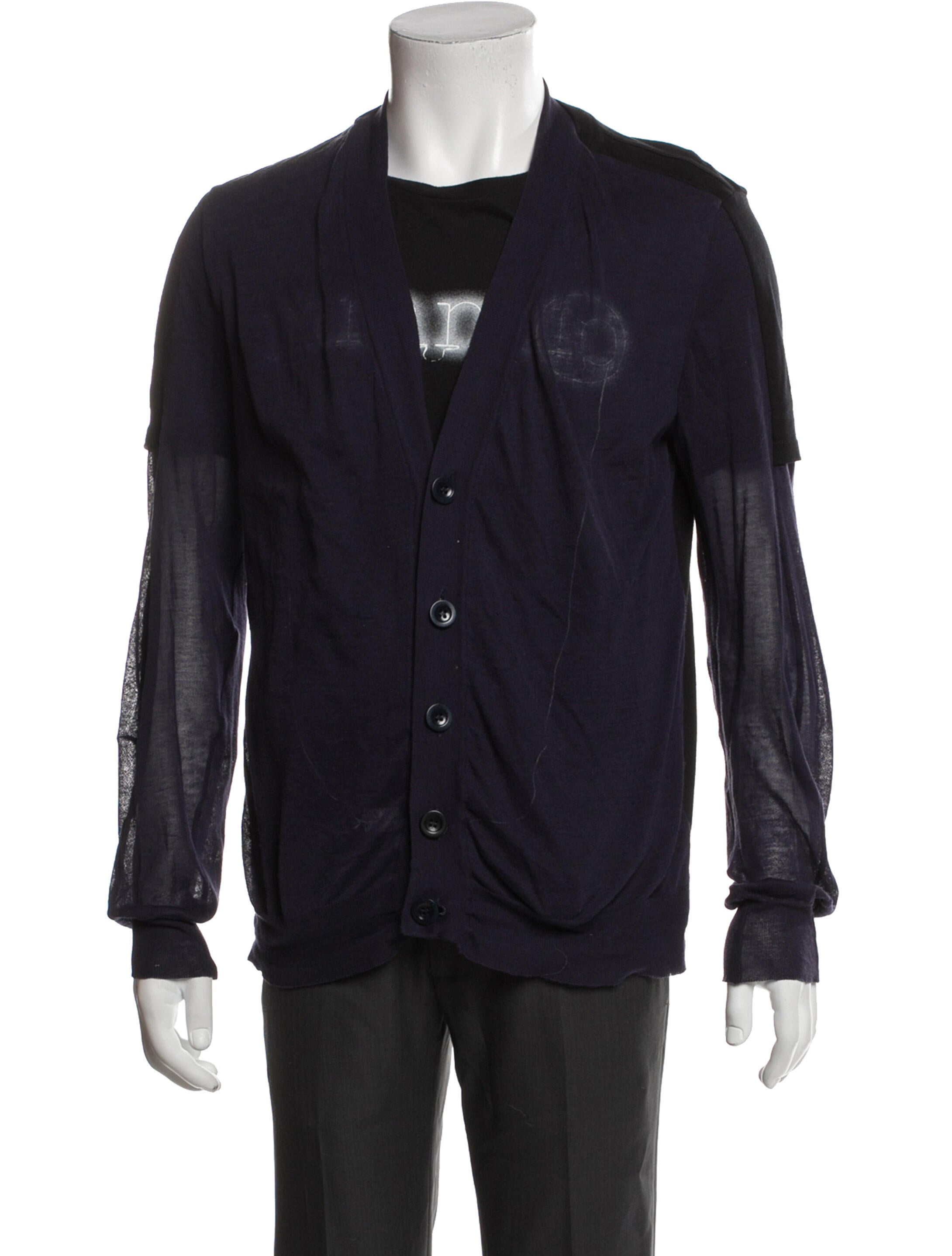 Maison Margiela 2013 Graphic Print Cardigan