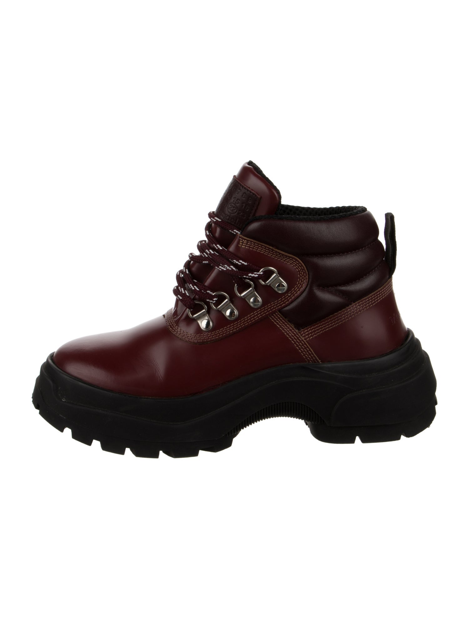 Maison Margiela Leather Lace-Up Boots