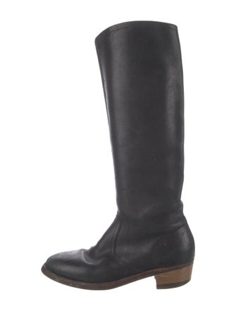 Maison Margiela Leather Riding Boots
