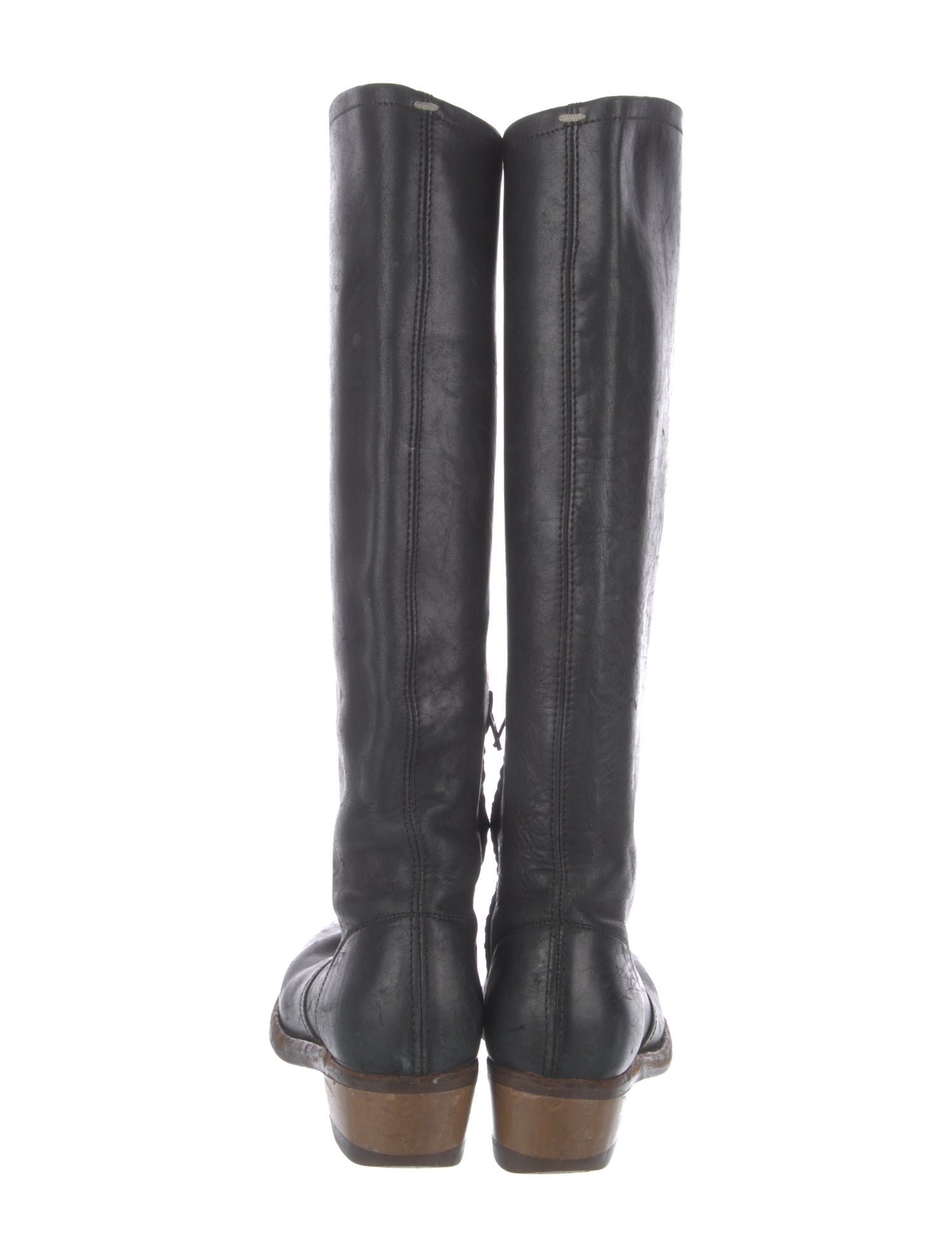 Maison Margiela Leather Riding Boots