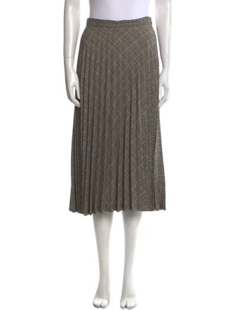 Maison Margiela Virgin Wool Midi Length Skirt