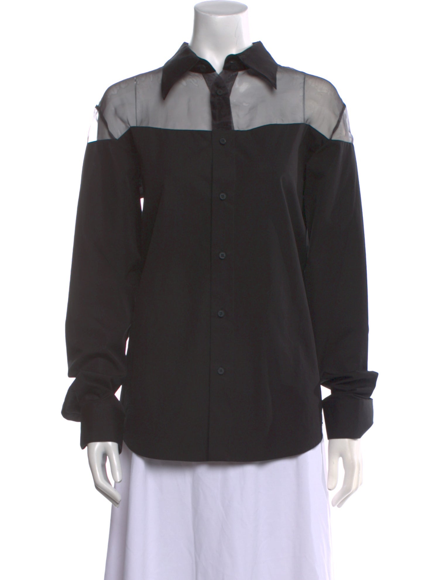 Maison Margiela 2019 Long Sleeve Button-Up Top