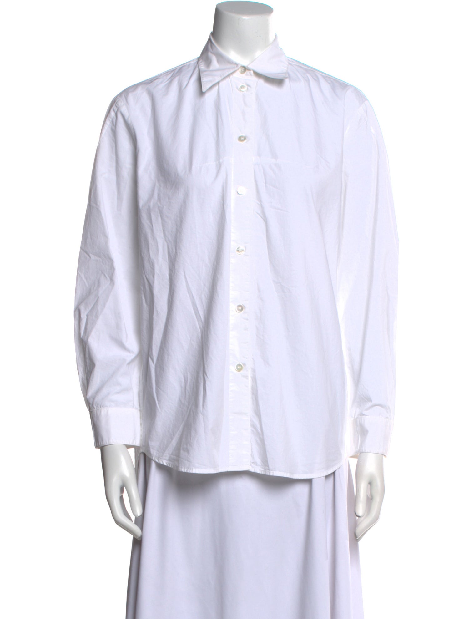 MM6 Maison Margiela Long Sleeve Button-Up Top