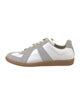 Maison Margiela Leather Colorblock Pattern Sneakers