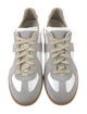Maison Margiela Leather Colorblock Pattern Sneakers