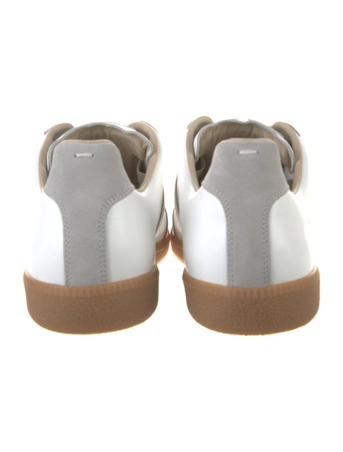 Maison Margiela Leather Colorblock Pattern Sneakers